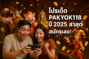 โปรเด็ด PAKYOK118 ปี 2025 ล่าสุด สมัครเลย!