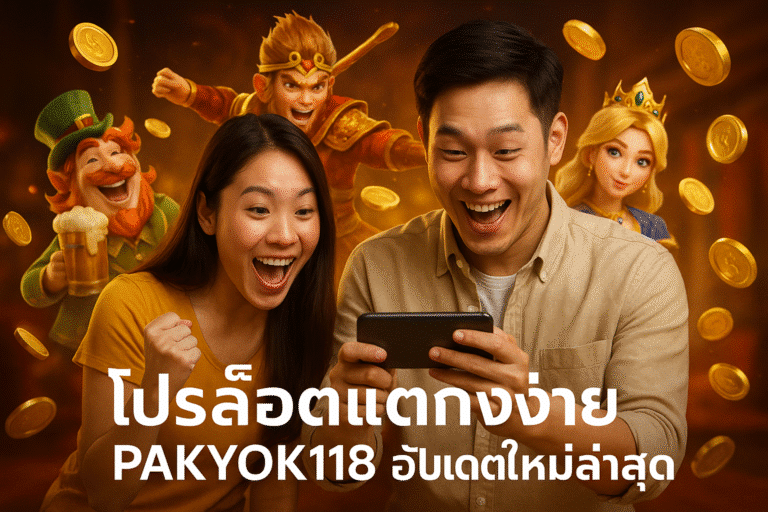 โปรสล็อตแตกง่าย PAKYOK118 อัปเดตใหม่ล่าสุด