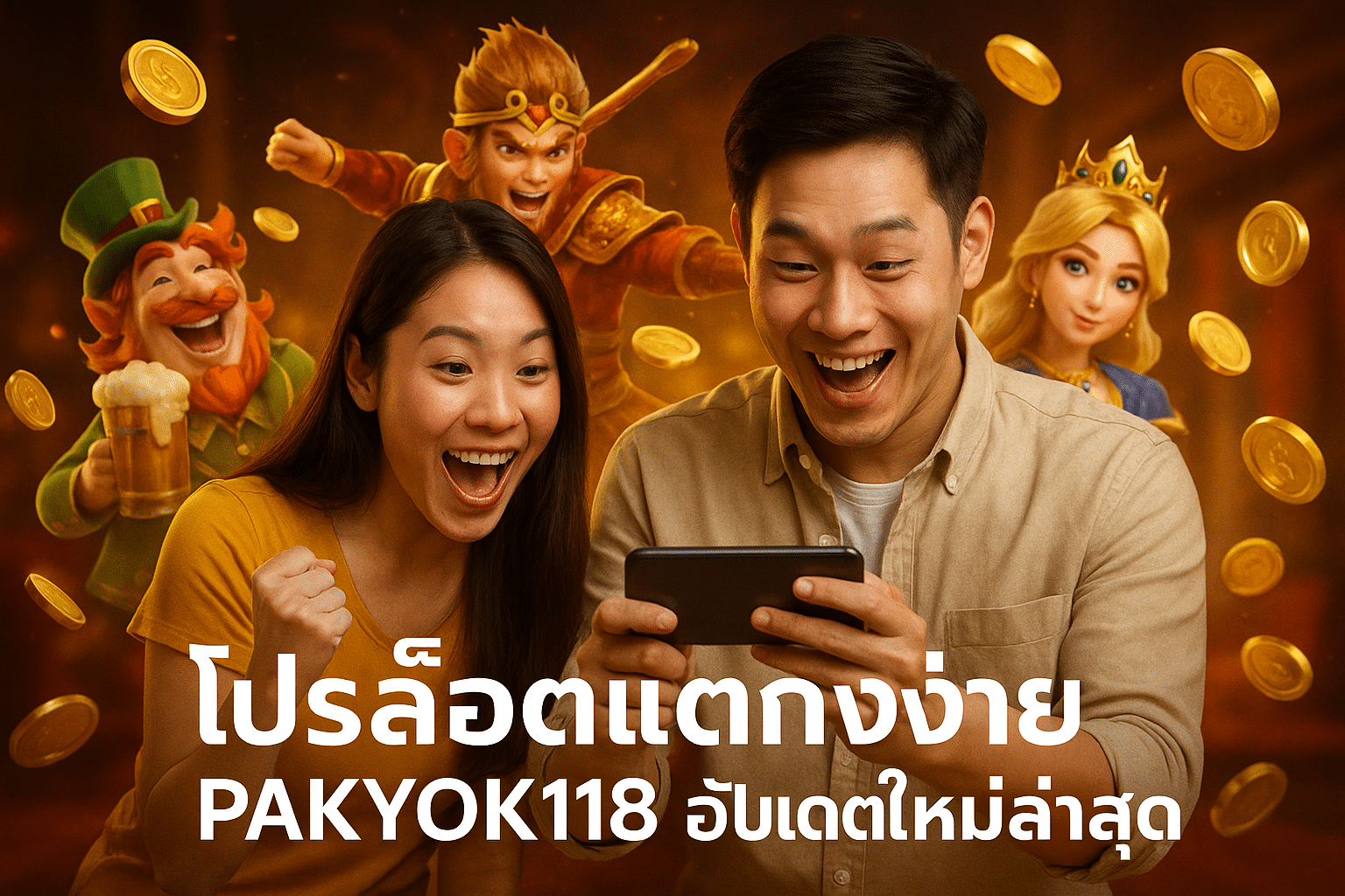 โปรสล็อตแตกง่าย PAKYOK118 อัปเดตใหม่ล่าสุด