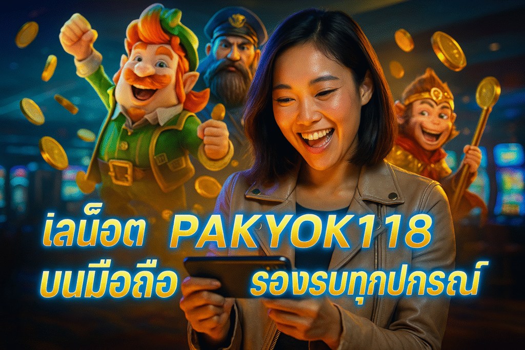 เล่นสล็อต PAKYOK118 บนมือถือ รองรับทุกอุปกรณ์