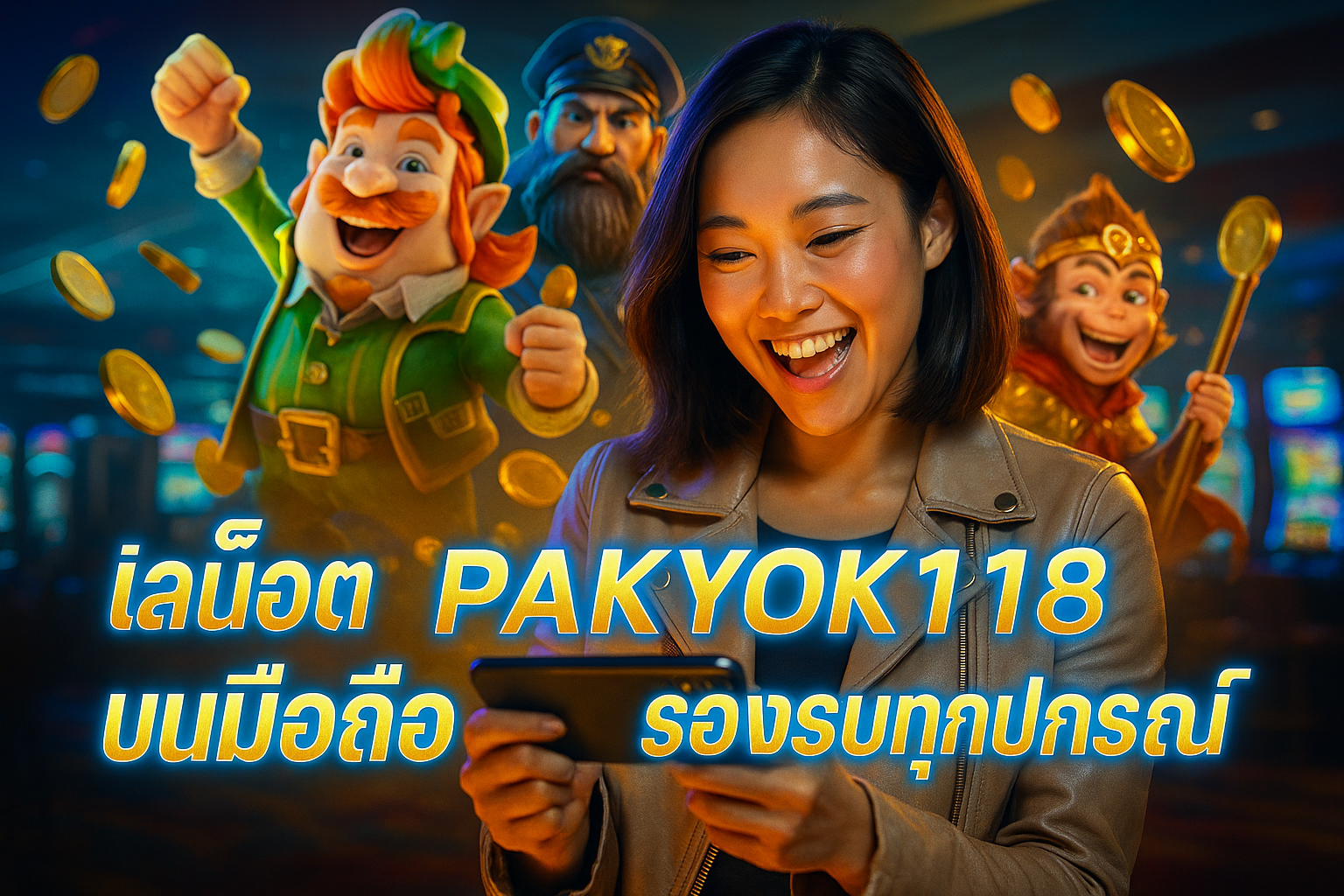 เล่นสล็อต PAKYOK118 บนมือถือ รองรับทุกอุปกรณ์