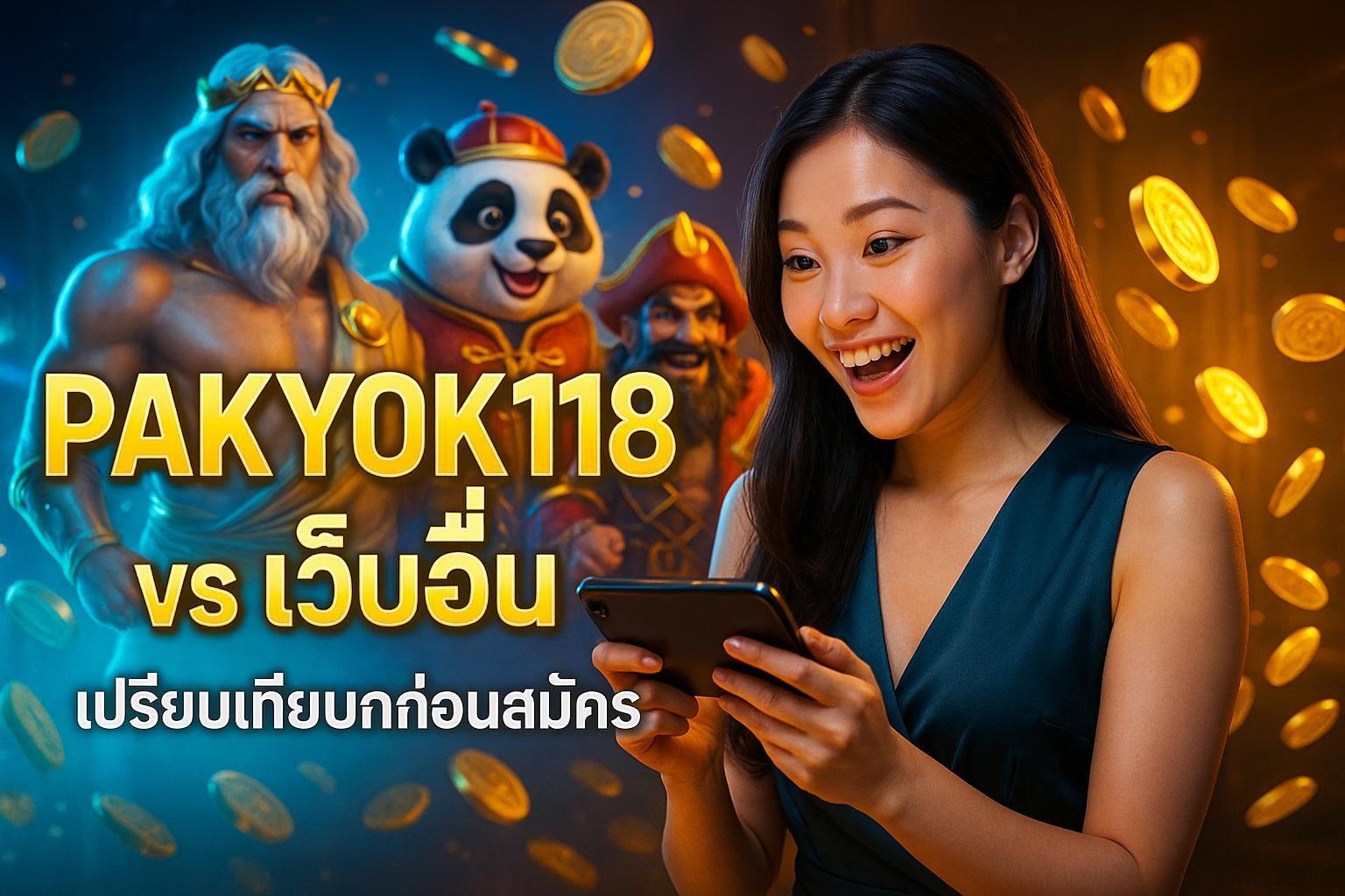 PAKYOK118 vs เว็บอื่น เปรียบเทียบก่อนสมัคร